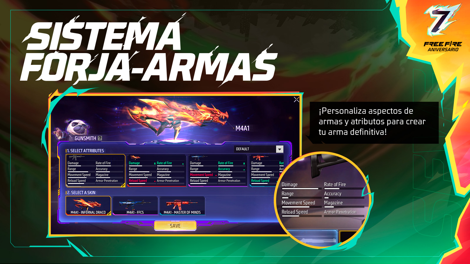 Mejora de la armería