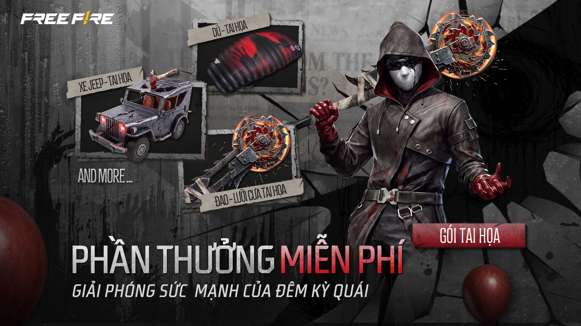 Khám phá Đêm Kỳ Quái: Free Fire với loạt nội dung chủ đề Halloween hấp dẫn trong tháng 10 này!