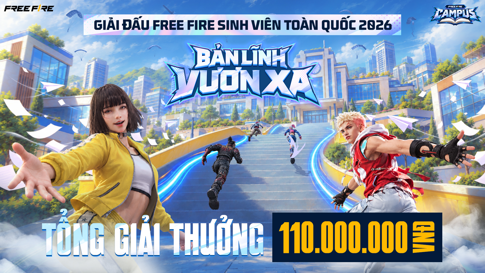 CHÍNH THỨC CÔNG BỐ GIẢI ĐẤU FREE FIRE SINH VIÊN TOÀN QUỐC 2026 – SÂN CHƠI MỚI DÀNH CHO SINH VIÊN ĐAM MÊ FREE FIRE