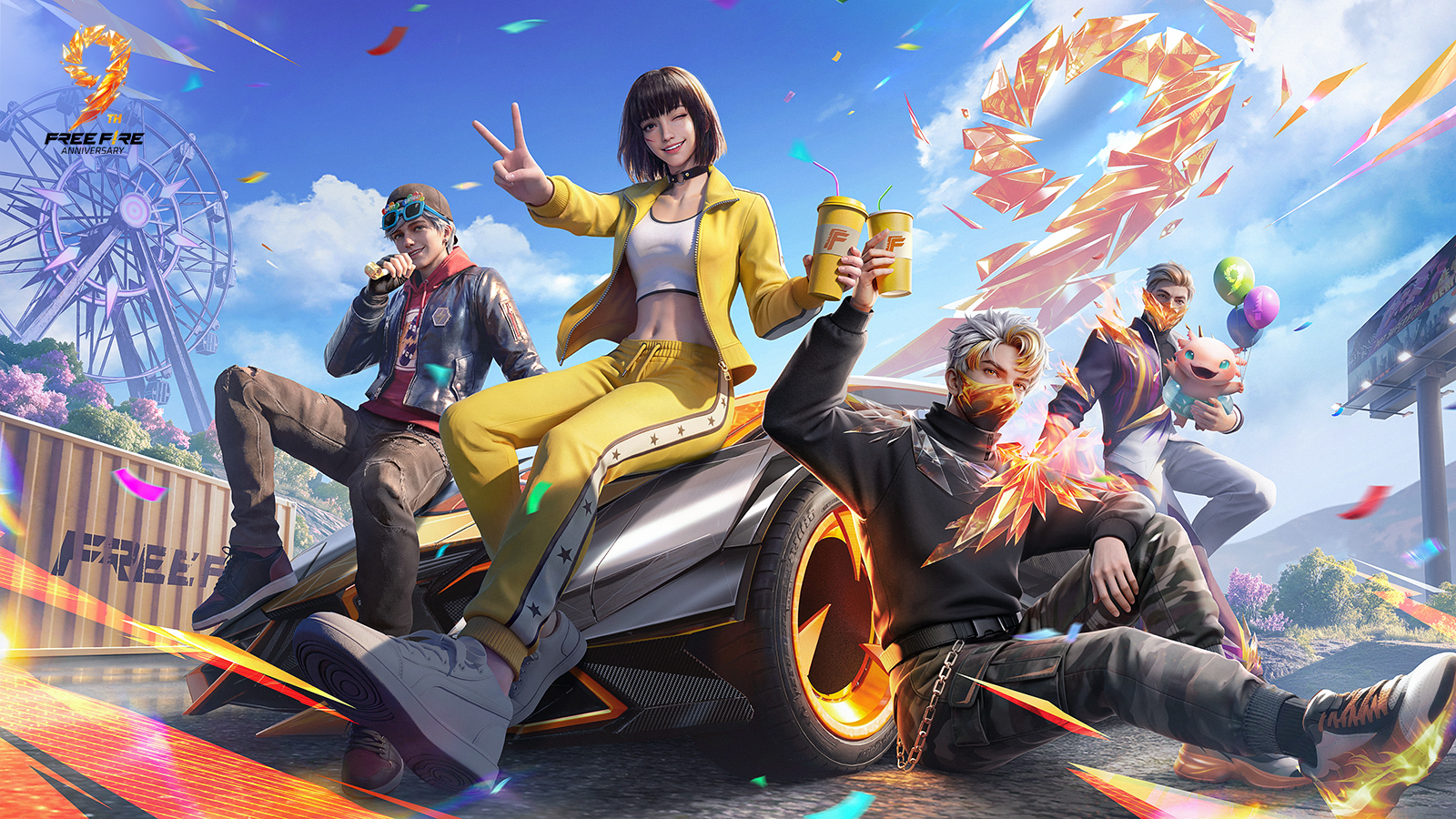 Garena Free Fire Unleashes Its 9th Anniversary with the Biggest Social and In-Game Celebration