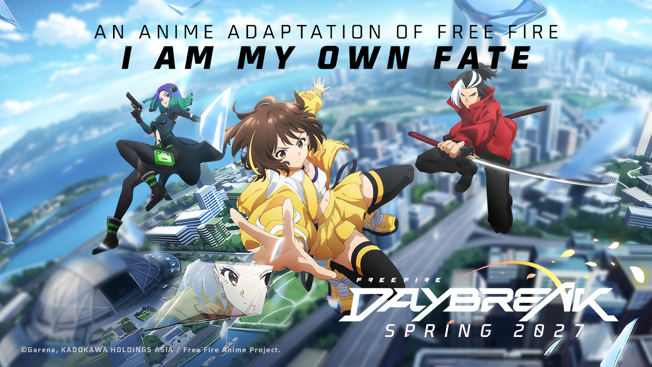 Garena Free Fire anime set to premiere in Spring 2027 as Free Fire: Daybreak