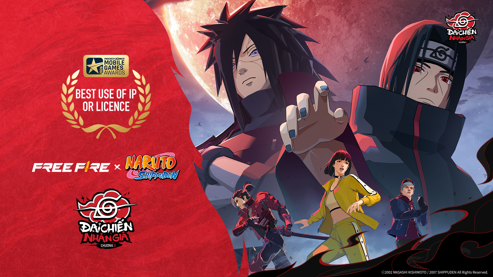 Garena Free Fire chiến thắng hạng mục ‘Sự kiện hợp tác xuất sắc nhất' tại Pocket Gamer Mobile Games Awards 2026