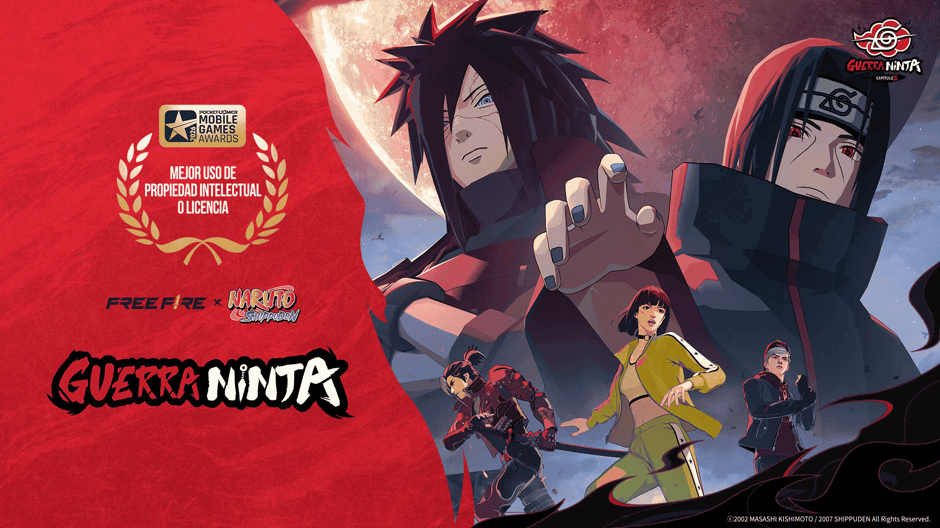 Garena Free Fire gana el premio ‘Mejor Uso de Propiedad Intelectual o Licencia’ en los Pocket Gamer Mobile Games Awards 2026