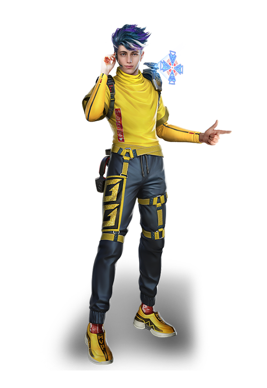Wolfrahh Free Fire character artwork